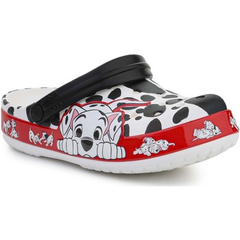 Chaussures Enfant Sandales et Nu-pieds Crocs fringed FL 101 Dalmatians Kids Clog 207483-100 Multicolore