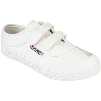 Chaussures Baskets mode Kawasaki Original Kids Shoe W/velcro K202432 1002S White Solid Blanc