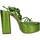 Chaussures Femme Plaids / jetés VELINA710 Sandales Femme chaux verte Vert