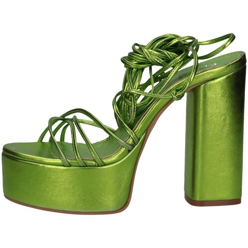 Chaussures Femme Toutes les chaussures femme Tsakiris Mallas VELINA710 Sandales Femme chaux verte Vert