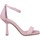 Chaussures Femme Sandales et Nu-pieds Elvio Zanon 3601 Cuir Femme Glicine Violet