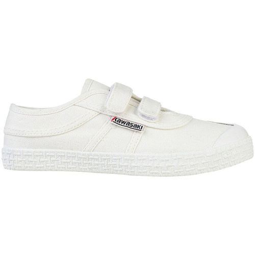 Chaussures Enfant Baskets mode Kawasaki Dream in Green K202432 1002S White Solid Blanc