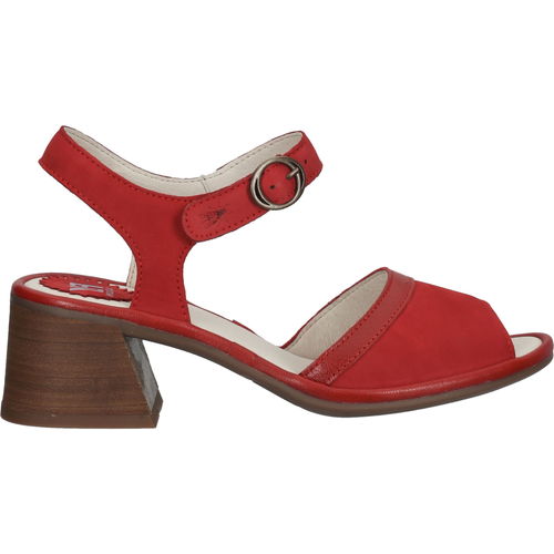 Chaussures Femme Statuettes et figurines Fly London Sandales Rouge