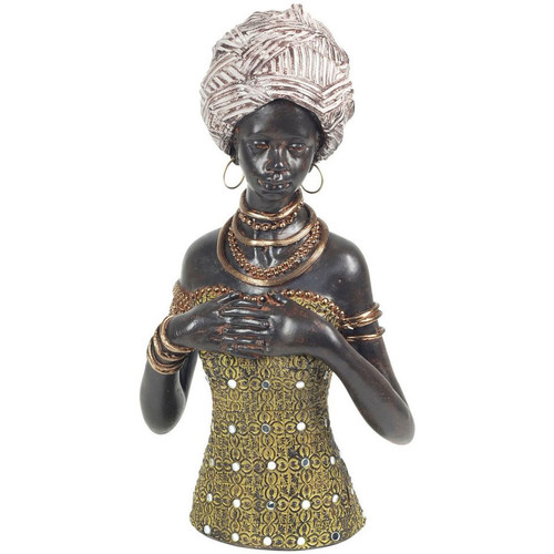 Oh My Bag Statuettes et figurines Signes Grimalt Décoration femme africaine Marron