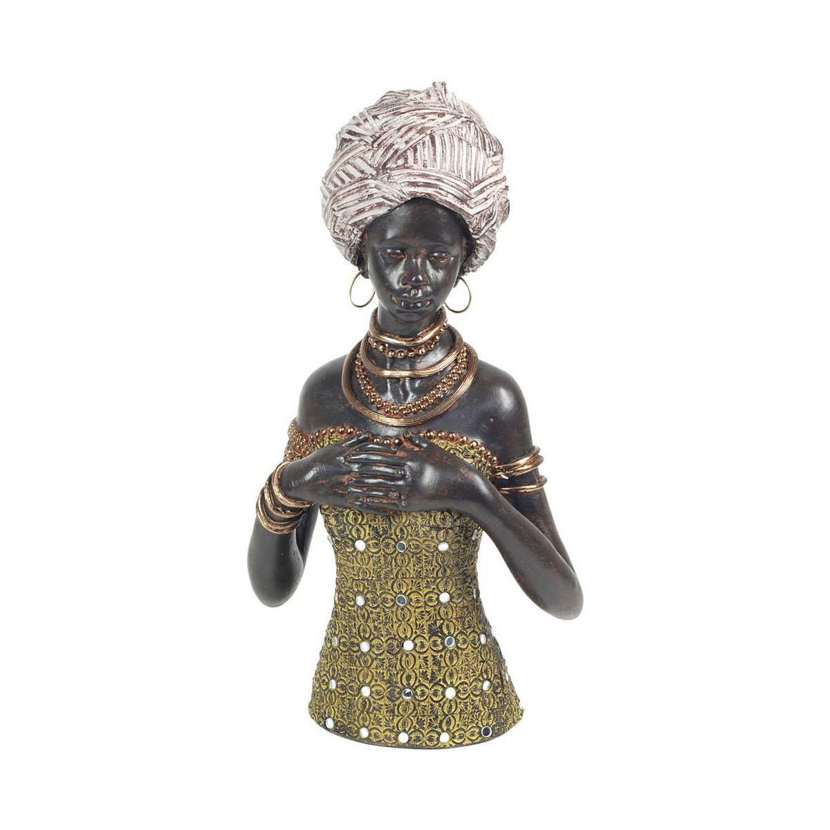 Maison & Déco Statuettes et figurines Signes Grimalt Décoration femme africaine Marron