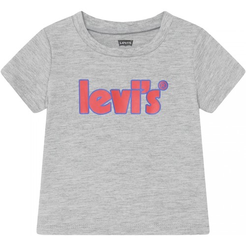 Vêtements Garçon Citrouille et Compagnie Levi's T-Shirt Bébé manches courtes Gris