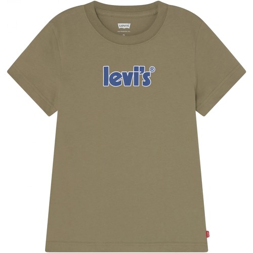 Vêtements Garçon Vent Du Cap Levi's Tee Shirt Garçon col rond Vert