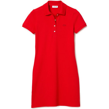 Vêtements Femme Robes Lacoste - Vestito rosso EF5473-WTU Rouge