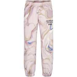 Vêtements Enfant Pantalons de survêtement Calvin Klein Jeans - Pantalone rosa IG0IG01264-0JV Rose