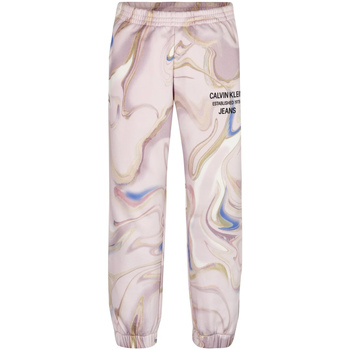 Vêtements Enfant Pantalons Calvin Klein Jeans - Pantalone rosa IG0IG01264-0JV Rose