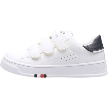 Chaussures Enfant Baskets mode Tommy Hilfiger - Sneaker bianco T3B4-32223-X336 Blanc