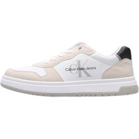 Chaussures Enfant Baskets mode Calvin Klein Jeans - Sneaker bianco V3B9-80115-X044 Blanc