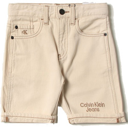 Vêtements Enfant Shorts / Bermudas Calvin Klein Jeans - Bermuda  beige IB0IB01233-1AA Beige