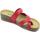 Chaussures Femme Tongs Bionatura 12A456 Imb Gaucho Oil Rouge