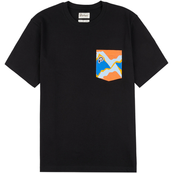 Vêtements Homme T-shirts manches courtes Penfield T-shirt  Printed Chest Pocket Noir