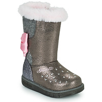 Chaussures Fille Boots Skechers GLITZY GLAM Doré