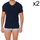 Vêtements Homme T-shirts manches courtes Bikkembergs BKK1UTS02BI-NAVY Bleu