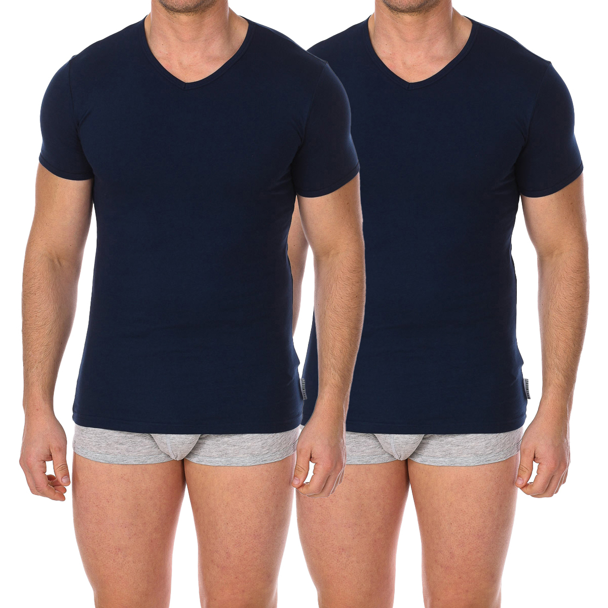 Vêtements Homme T-shirts manches courtes Bikkembergs BKK1UTS02BI-NAVY Bleu