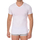 Vêtements Homme T-shirts manches courtes Bikkembergs BKK1UTS02BI-WHITE Blanc