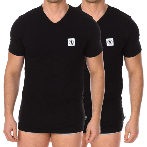 Vêtements Homme IZ-99 Sweatshirt mit Patch Schwarz Bikkembergs BKK1UTS08BI-BLACK Noir