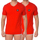 Vêtements Homme T-shirts manches courtes Bikkembergs BKK1UTS08BI-RED Rouge