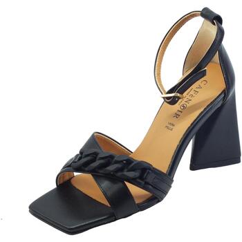 Chaussures Femme Sandales et Nu-pieds Café Noir NA9180 Noir