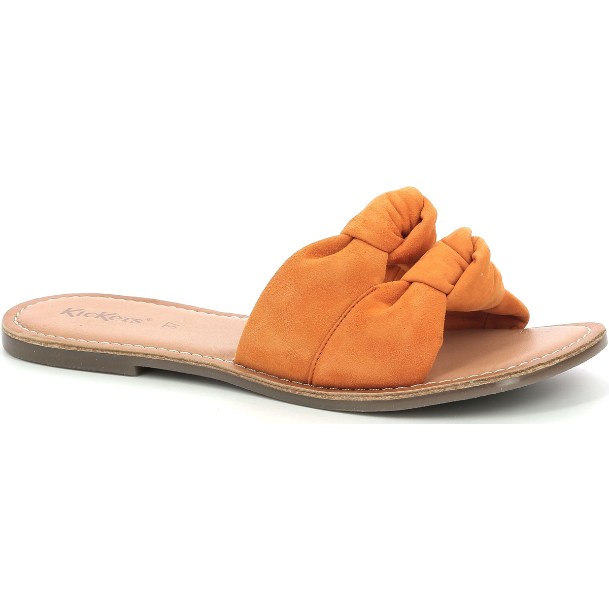 Chaussures Femme Sabots Kickers Mules Orange