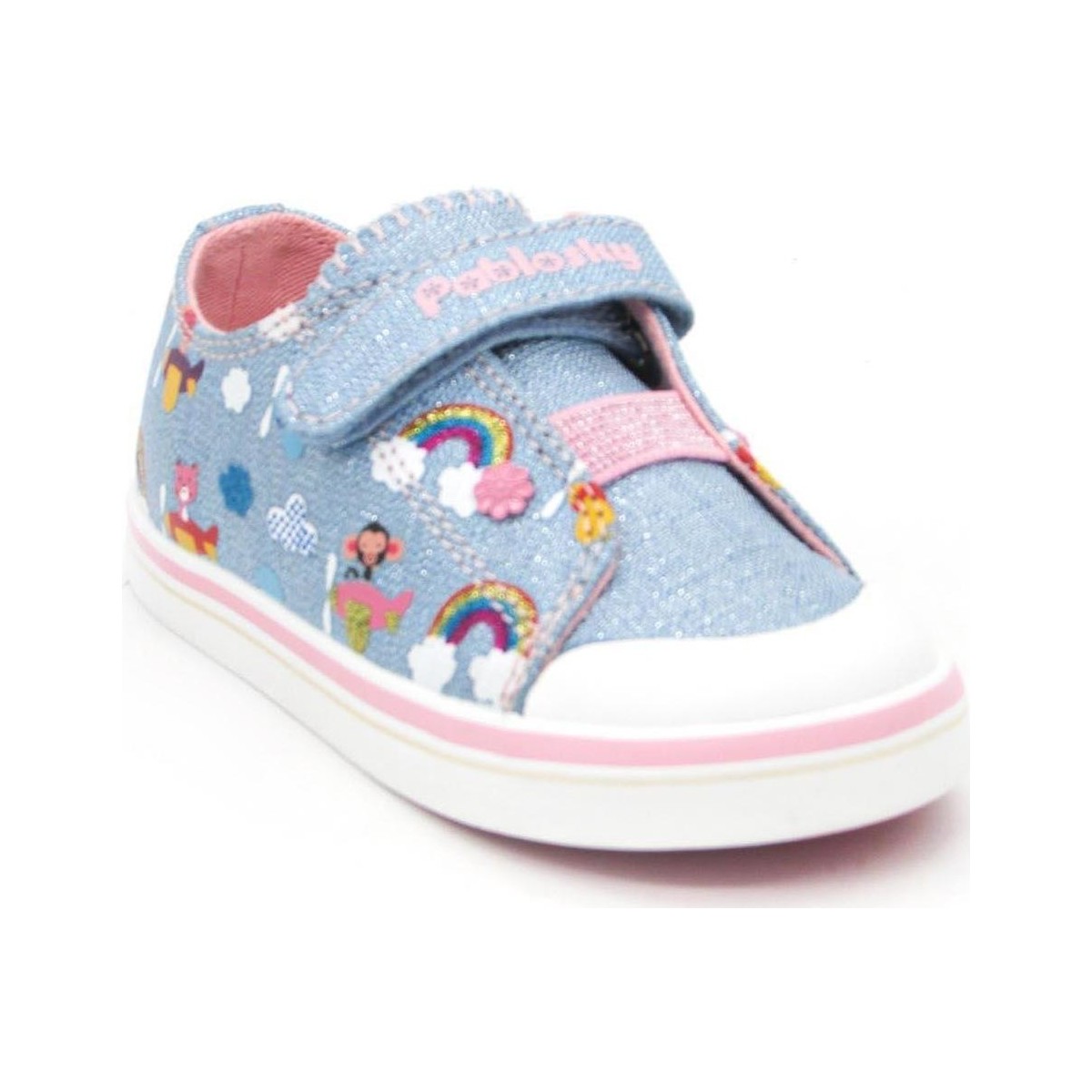 Chaussures Fille Baskets mode Pablosky  Multicolore