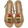 Chaussures Femme Sandales et Nu-pieds Gioseppo Sandales Plates en cuir  Ref 56844 Tan Multicolore