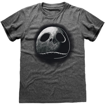 Vêtements T-shirts manches longues Nightmare Before Christmas  Gris