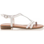 neous leather heeled sandal