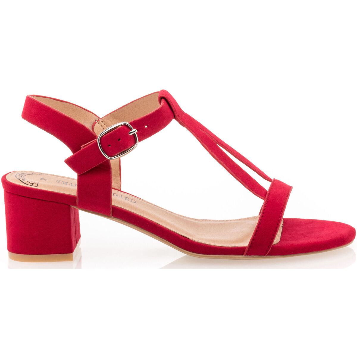 Chaussures Femme Tour de bassin Smart Standard Sandales / nu-pieds Femme Rouge Rouge