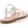 Chaussures Femme nbspLongueur des jambes :  Sandales / nu-pieds Femme Blanc Blanc