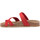 Chaussures Femme Sandales et Nu-pieds Miss Boho Sandales / nu-pieds Femme Rouge Rouge