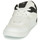 Chaussures Garçon Baskets basses Geox J XLED B. B - MESH+GEOBUCK Blanc / Noir     