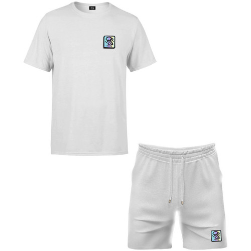 Vêtements Homme Joggings & Survêtements Homme | Ensemble T-shirt et short Redfills blanc - MO56244