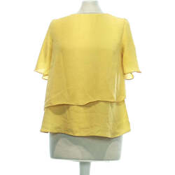 Vêtements Femme T-shirts & Polos Mango top manches courtes  34 - T0 - XS Jaune Jaune