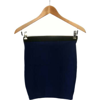 Vêtements Femme Jupes Gilets / Cardigans jupe courte  36 - T1 - S Bleu Bleu