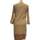 Vêwoman Femme woman stella mccartney trousers wool trousers robe courte  38 - T2 - M Marron Marron