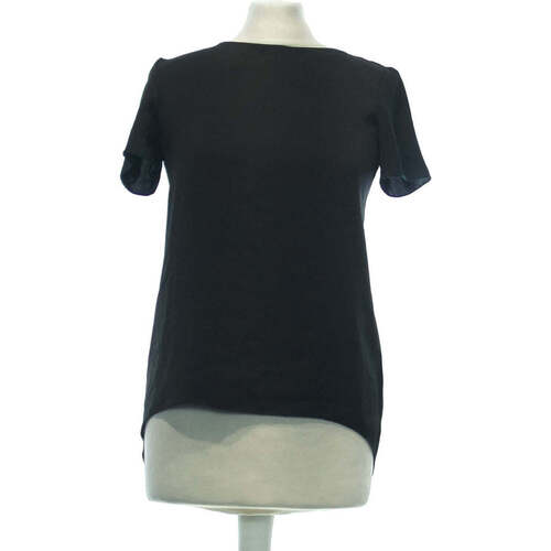Vêtements Femme Sun & Shadow Zara top manches courtes  34 - T0 - XS Noir Noir