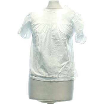 Vêtements Femme New Life - occasion Mango top manches courtes  36 - T1 - S Blanc Blanc