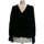 Vêtements Femme Brunello Cucinelli charcoal grey denim jacket Zara top manches longues  34 - T0 - XS Noir Noir