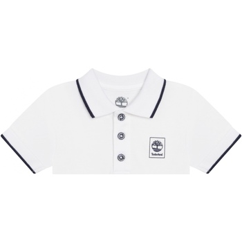 Vêtements Garçon Ferrari logo-tape cotton T-shirt Timberland Polo Bébé manches courtes Blanc