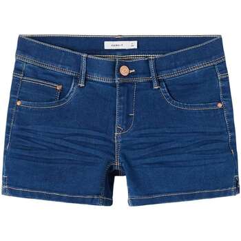 Vêtements Fille Warhol Shorts / Bermudas Name it 126081VTPE22 Bleu