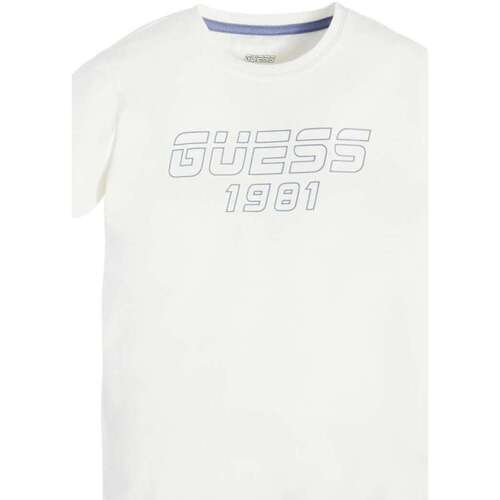 Vêtements Garçon T-shirts manches courtes Guess 128531VTPE22 Blanc