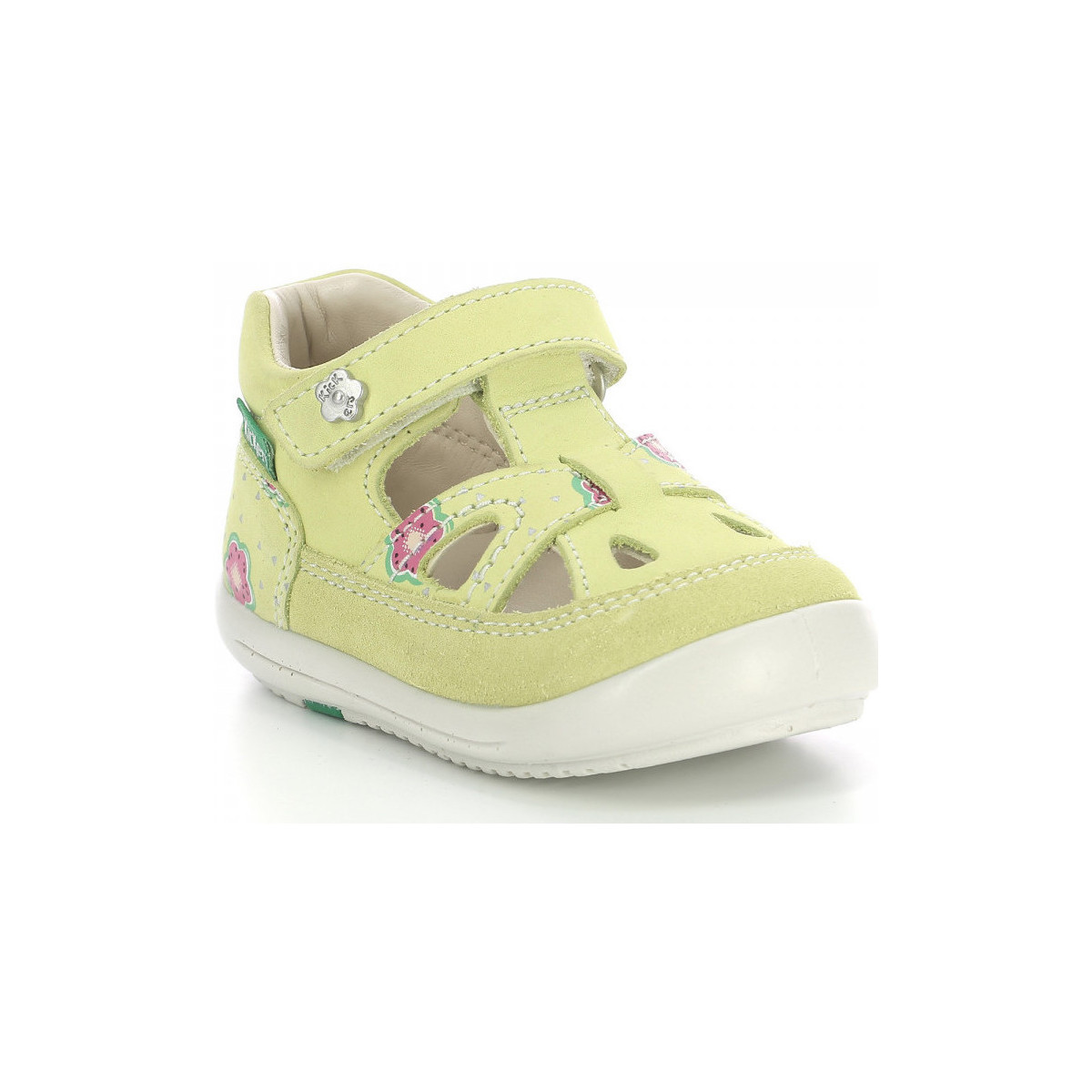 Chaussures Fille Ballerines / babies Kickers Kiki Jaune