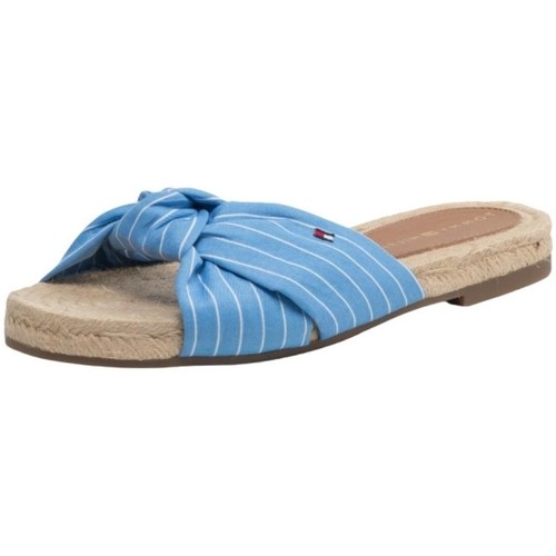 Chaussures Femme Sandales et Nu-pieds Tommy Junior Hilfiger Sandales Plates  Ref 56801 C19 Hydrangea Blue Bleu