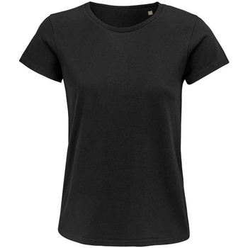 Vêtements Femme Chase embroidered logo rib-trimmed sweatshirt Sols 3581 Noir
