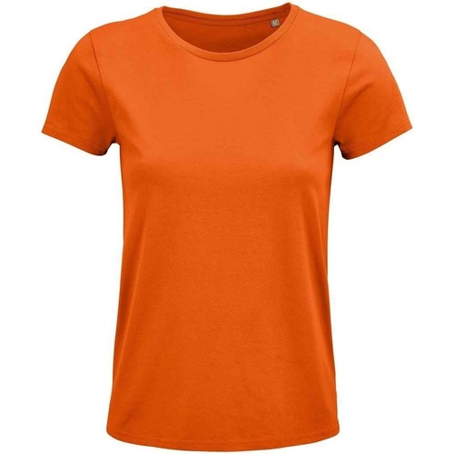 Vêtements Femme Chase embroidered logo rib-trimmed sweatshirt Sols 3581 Orange