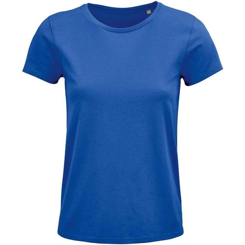 Vêtements Femme T-shirts The manches longues Sols Crusader Bleu